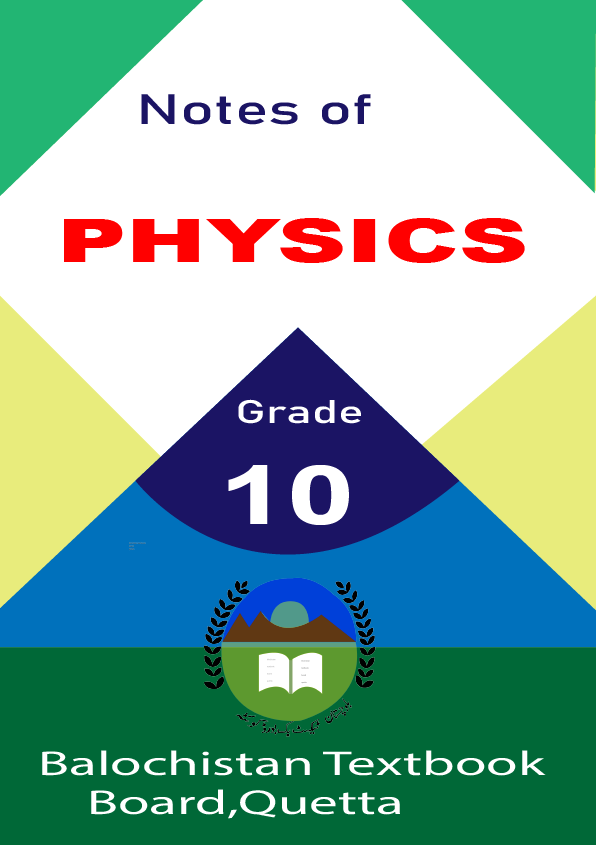 Physics English Medium Class 10 Balochistan Board