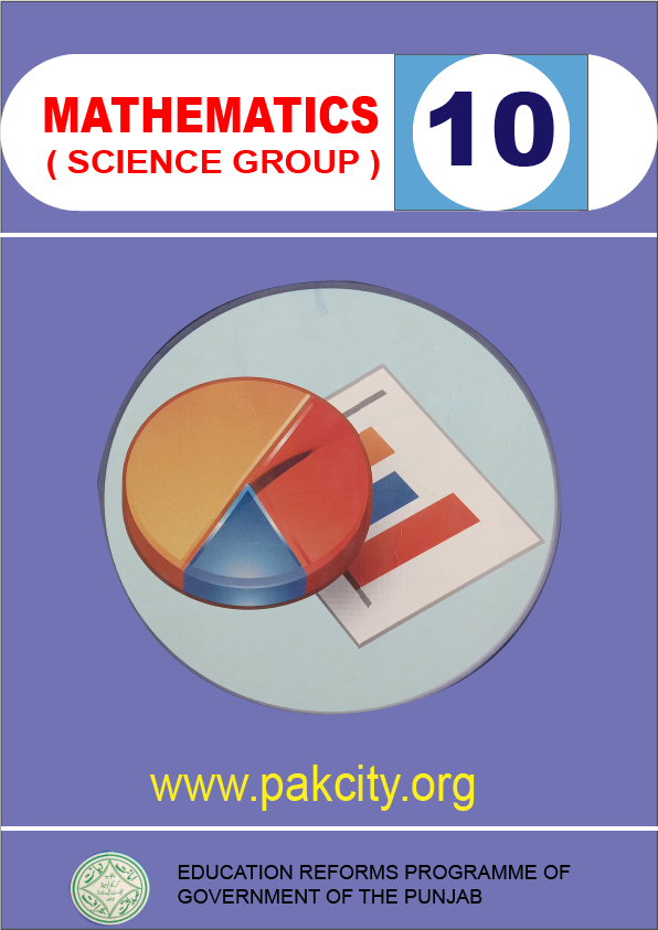 Mathematics Science Group English Medium Class 10 Punjab Board