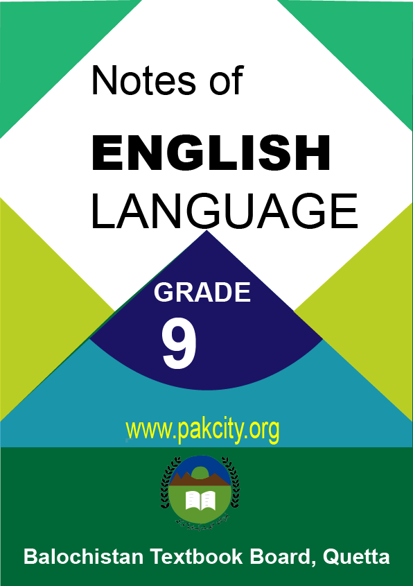 English Language Class 9 Balochistan Board