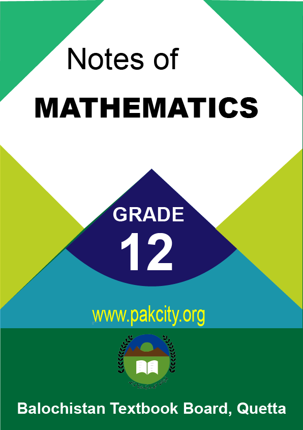 Mathematics for Class 12 Balochistan Board