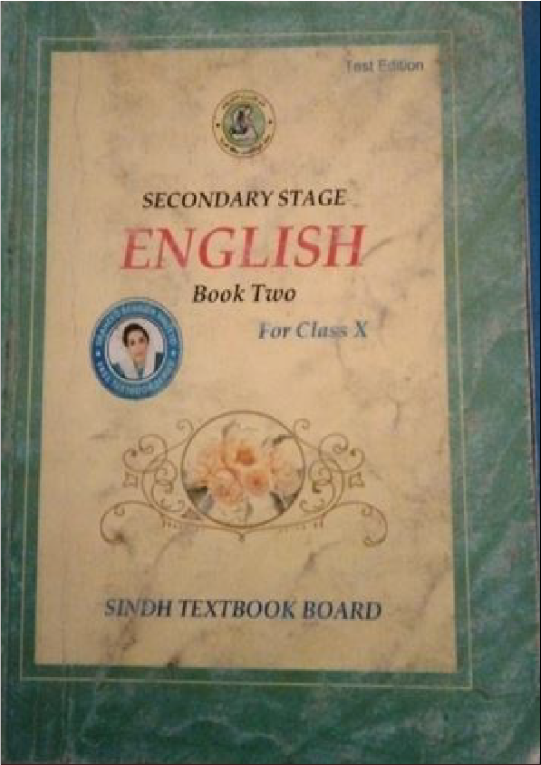 English Book Two Class X Sindh Board